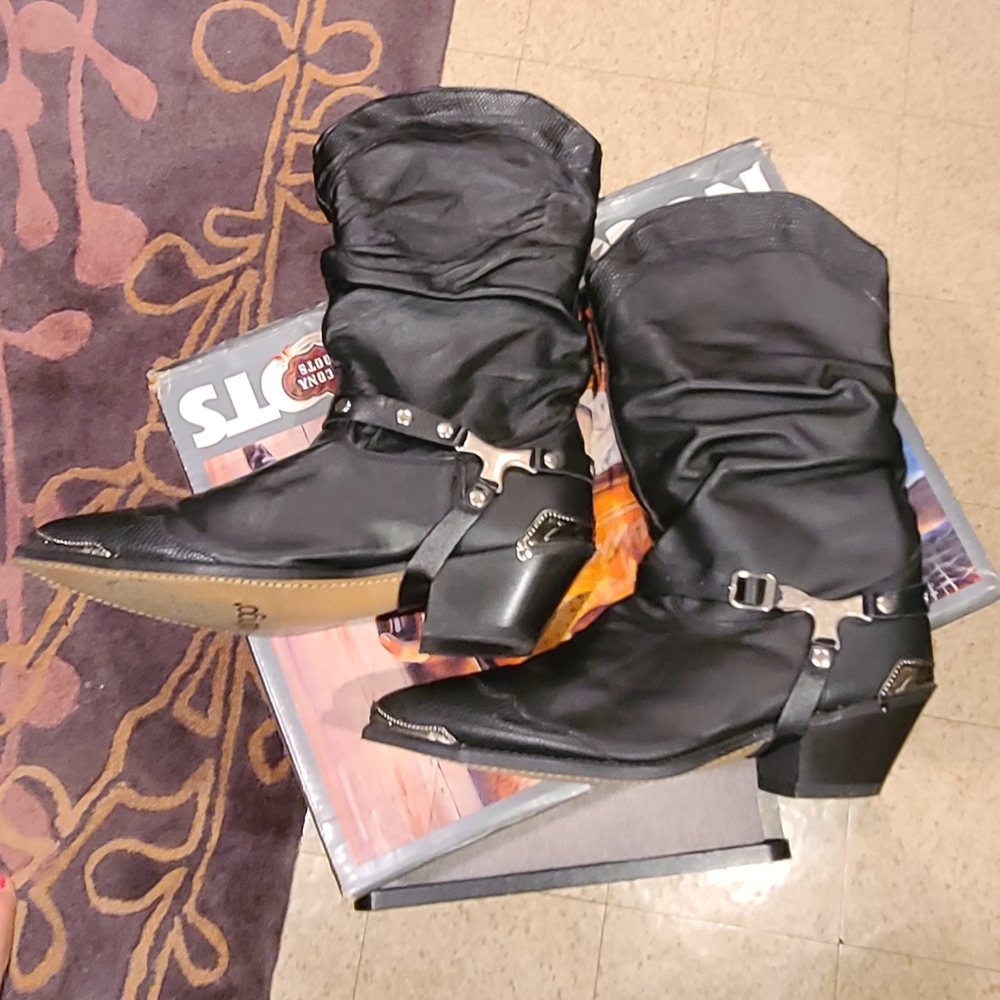 Nocona Black Men's Western Boots